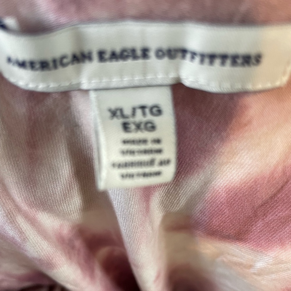- American eagle, ladies, soft dress muted mauve and white marbled size XL - Picture 6 of 8